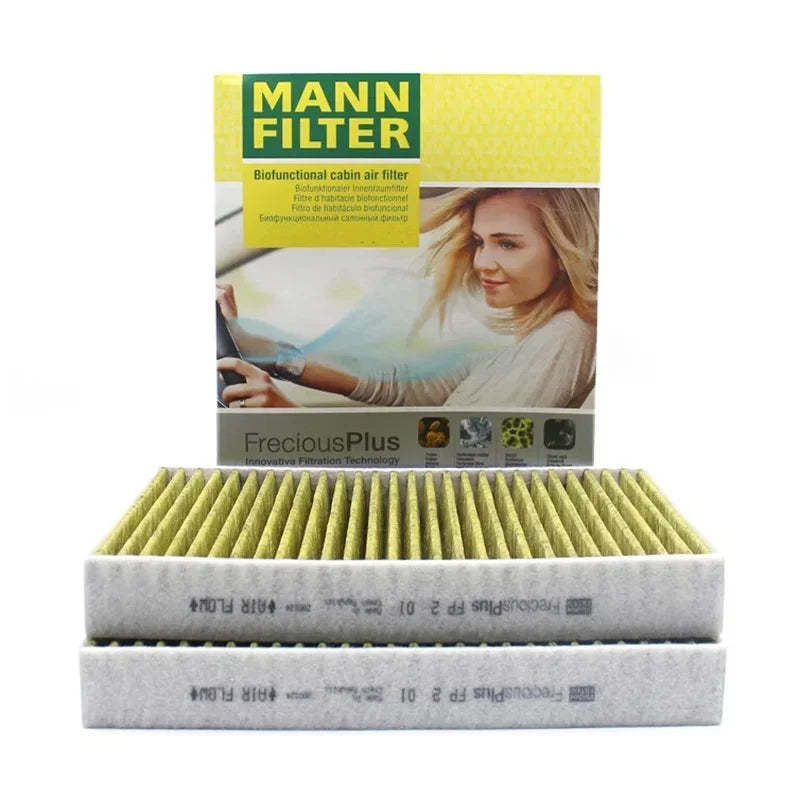 MANNFILTER FP25015 Cabin Air Filter — Compatible with Tesla Model 3 (06/2018+) & Model Y (01/2021+)