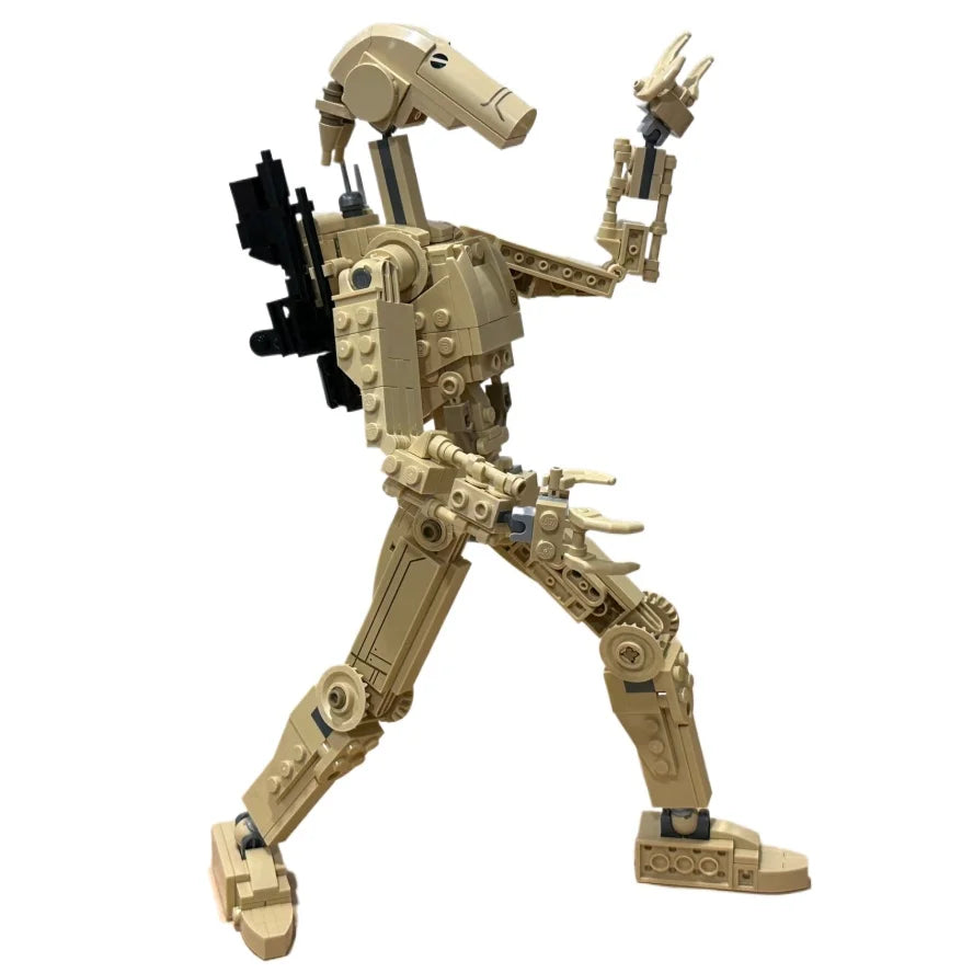 MINISO 2025 Battle Droid Building Blocks — 1088PCS Model Toy | Kids Gift Compatible 75428