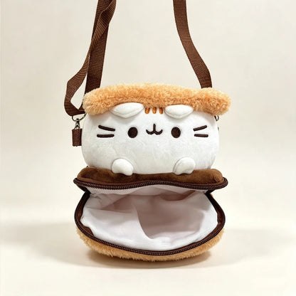 Pusheen Cat Figure and Charm - Cute Desk Accessories, Fluffy Cushion Decor, and Birthday Gifts for Pusheen Fans