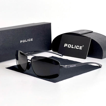 Luxury Policer Polarized Sunglasses for Men – Classic Pilot Style UV400 Protection, High-Quality Eyewear 6247