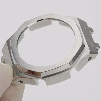 Gen4 Mod Kit for Casioak GA2100/2110 – Metal Bezel, Rubber Watch Case & Stainless Steel Strap