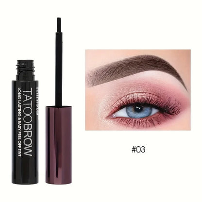 Peel-Off Eyebrow Tint Gel – Semi-Permanent Waterproof Brow Dye for Fuller, Defined & Long-Lasting Natural Looking Brows