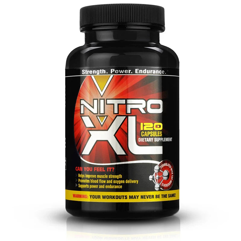 Nitro XL Nitrogen Booster – 120 Capsules for Muscle Growth & Endurance