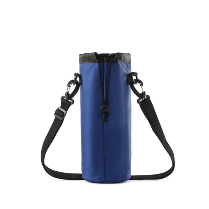 Portable Insulated Water Bottle Bag - Oxford Cloth Cooler Carrier for Camping & Outdoor Activities 1.5L