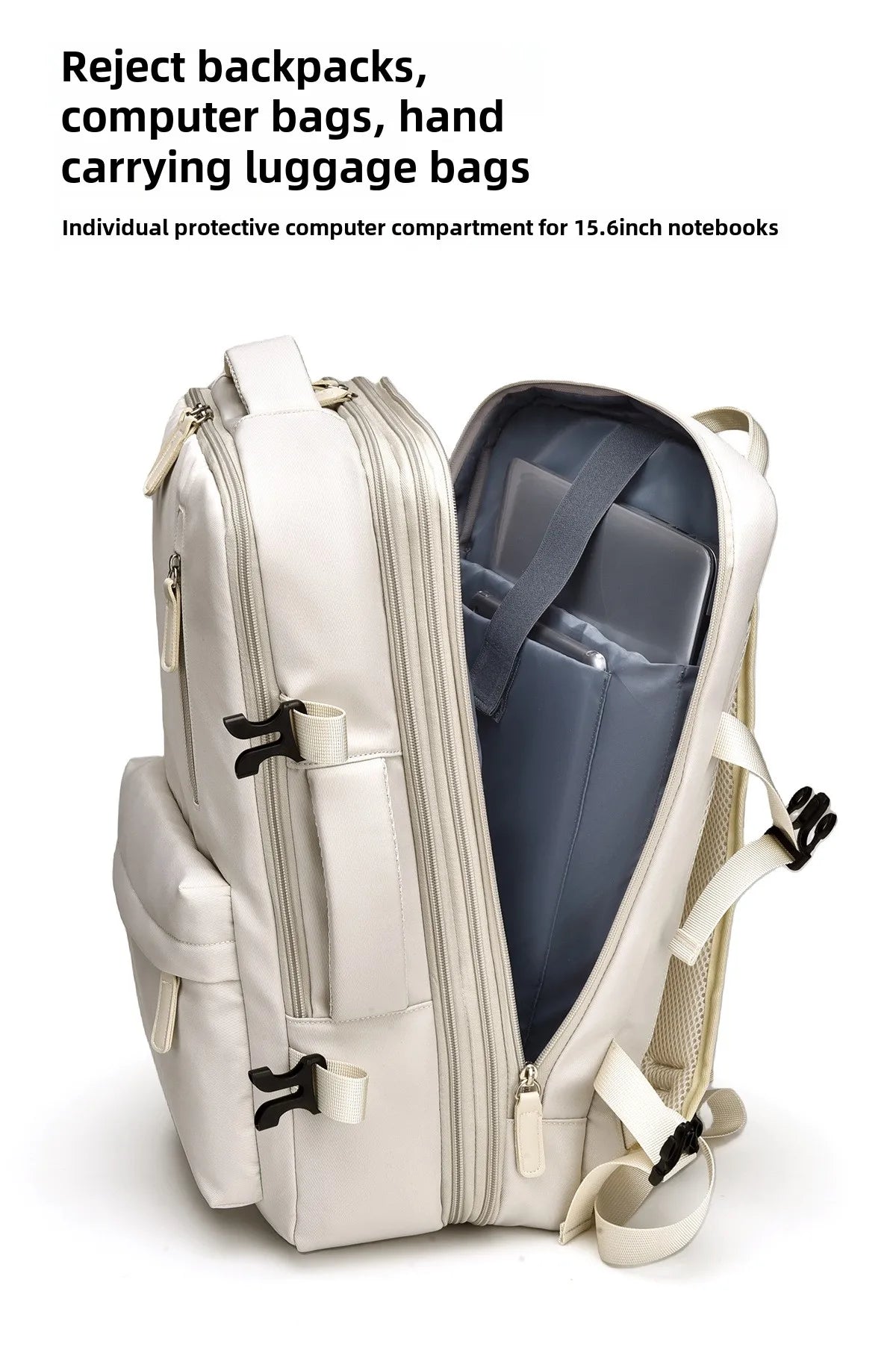 40x30x20 Cabin Backpack — Hand Luggage Laptop Bag for Airplane Travel, School, Men & Women