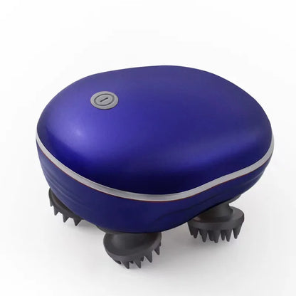 Electric Scalp Massager with Red Light Therapy – Antistress Body Massage Tool for Muscle Tension & Tiredness Relief