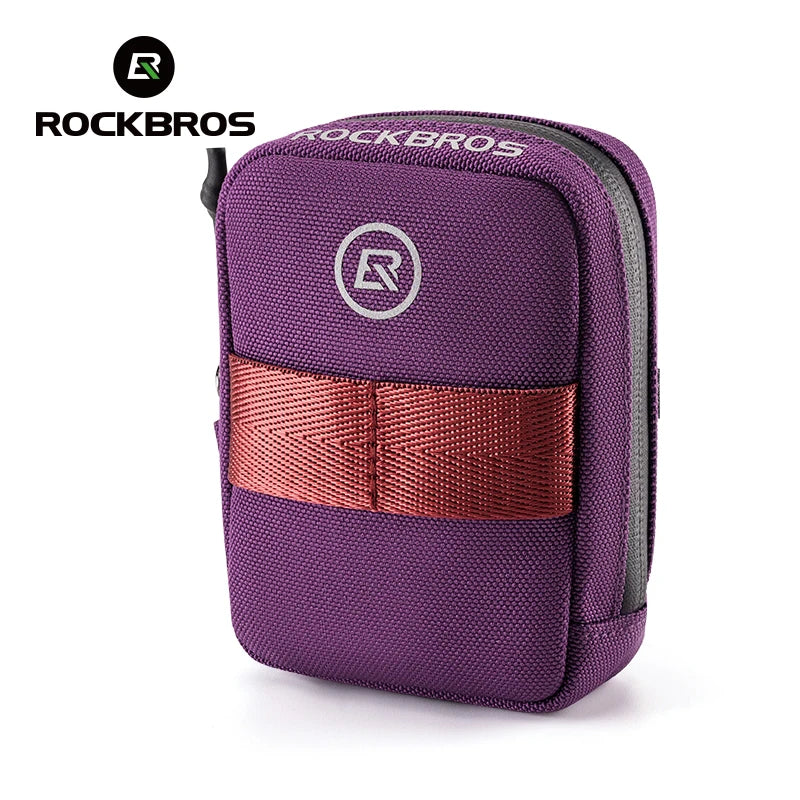 ROCKBROS Mini Bicycle Saddle Bag – Lightweight 0.35L Portable Multi-Function Cycling Handbag & Bike Accessory
