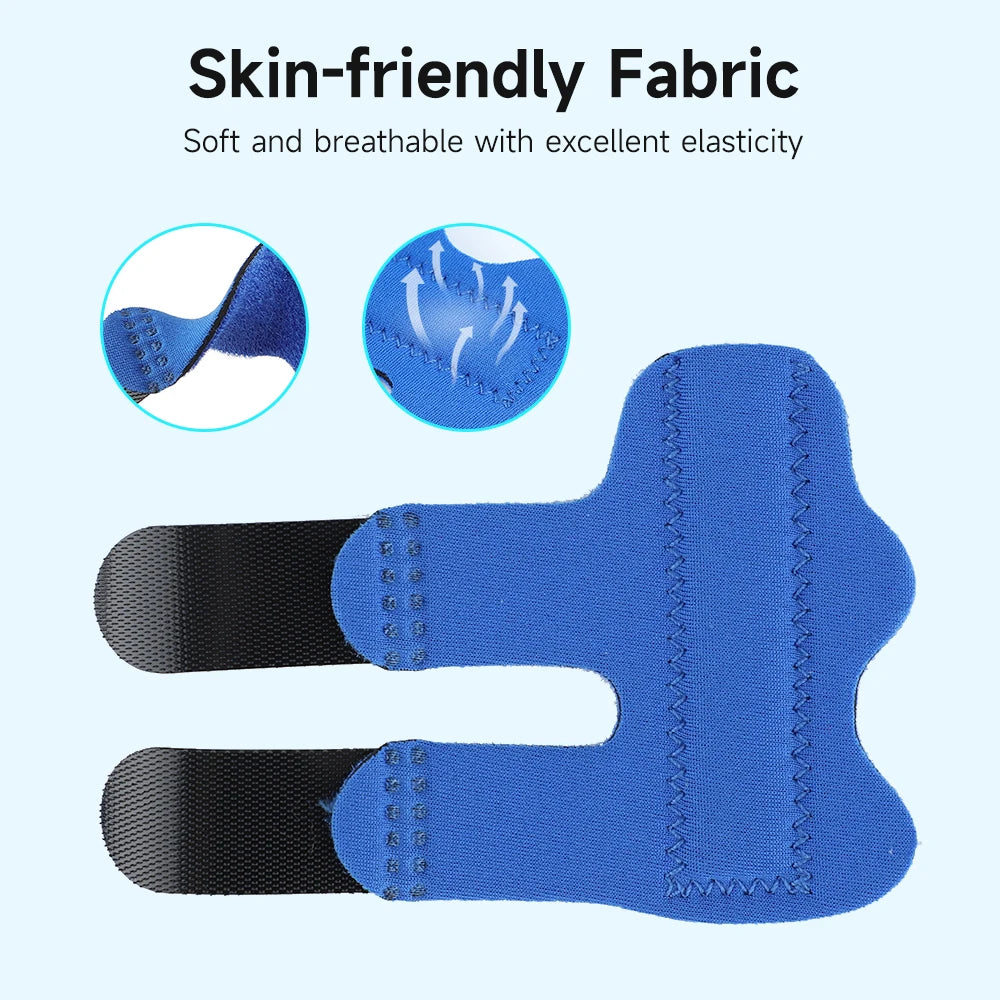 Aluminum Finger Splint - Pain Relief Brace with Fixed Tape Bandage for Fracture Protection and Corrective Support (1 Piece)