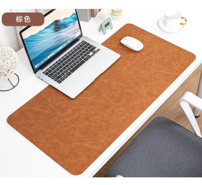 Waterproof PU Desk Pad – Large Non-Slip Mouse Pad & Keyboard Mat for Computer Laptop, Easy to Clean Protective Cover