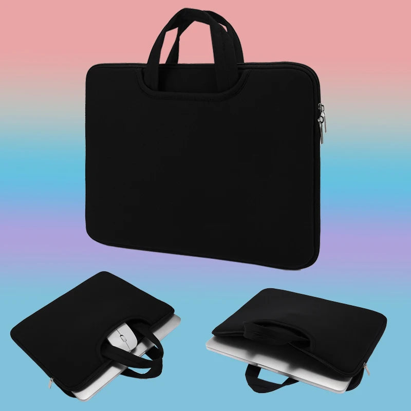 16–17 Inch Laptop Bag – Lightweight Computer Handbag with Front Pocket for Power, Mouse & Accessories