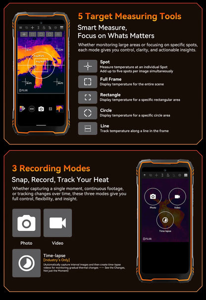 Blackview XPLORE 1 Pro Rugged Smartphone – Android 15, 6.78" 2.4K, 12GB+256/512GB, 20000mAh with FLIR Thermal Imaging