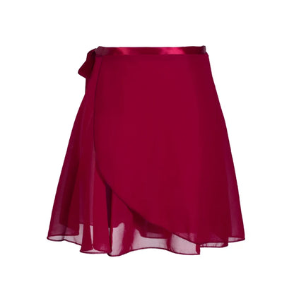 Adult Chiffon Ballet Tutu Wrap Skirt – Women & Girls Dance Gymnastics Training Skirt Lightweight Ballet Faldas Dancewear