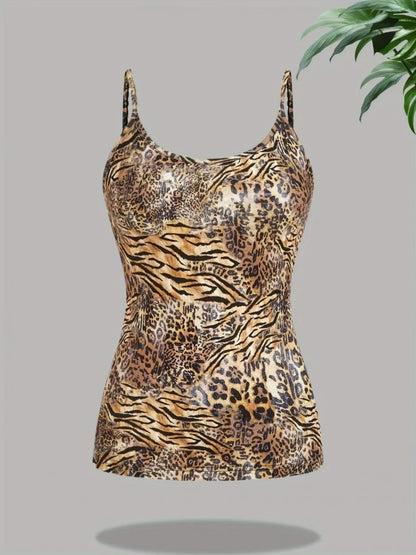 Women’s Slim Strap Tank Top – Breathable Summer Sleeveless Casual Top
