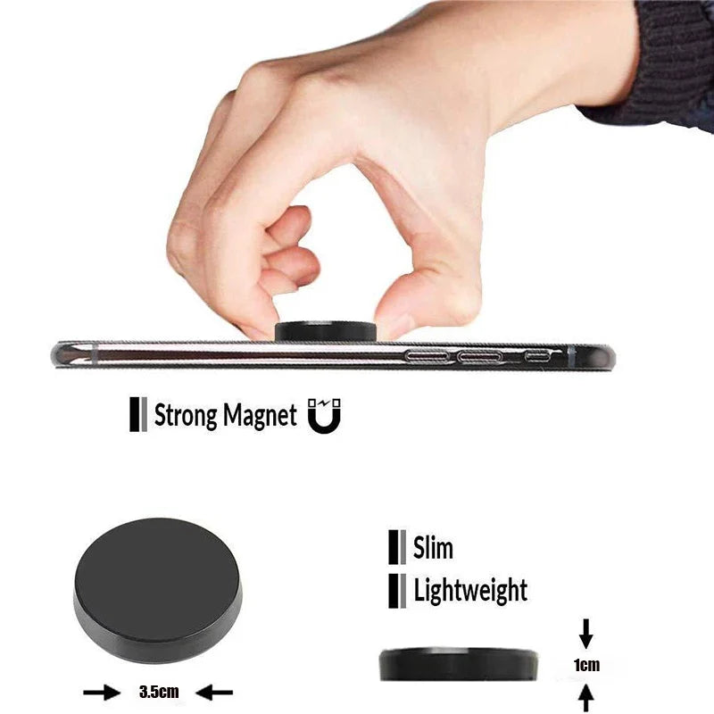 Super Magnetic Car Phone Holder - Universal Dashboard Mount for iPhone & Huawei Devices