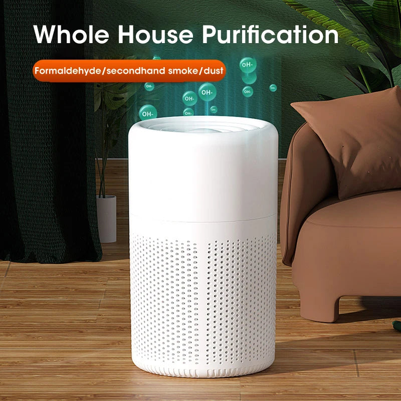 Mini Desktop Air Purifier – Portable Household Air Cleaner with HEPA Filter, Odor Remover & Air Freshener