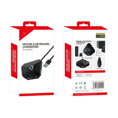 Game Keyboard & Mouse Converter Adapter – Compatible with Switch, PS4, PS3, Xbox One & 360 Consoles