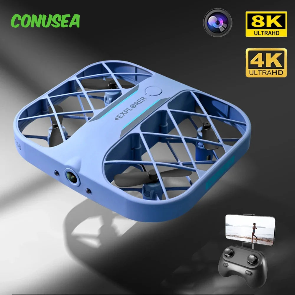 JJRC H107 8K Drone with 4K HD Camera - WiFi FPV Remote Control Helicopter, Pocket Quadcopter, Ideal Christmas Gift for Boys