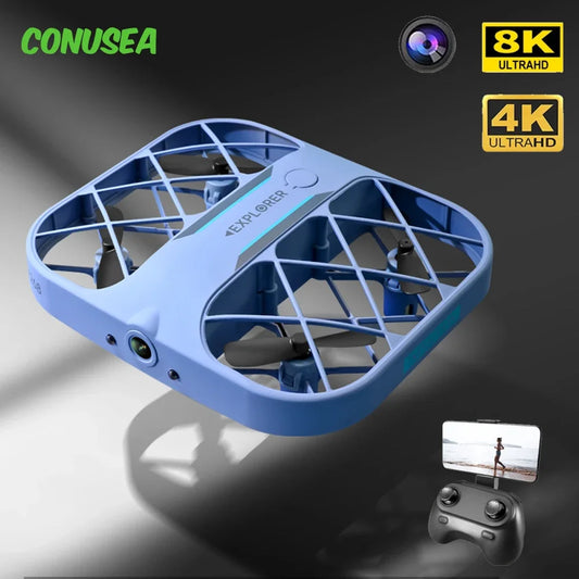JJRC H107 8K Drone with 4K HD Camera - WiFi FPV Remote Control Helicopter, Pocket Quadcopter, Ideal Christmas Gift for Boys