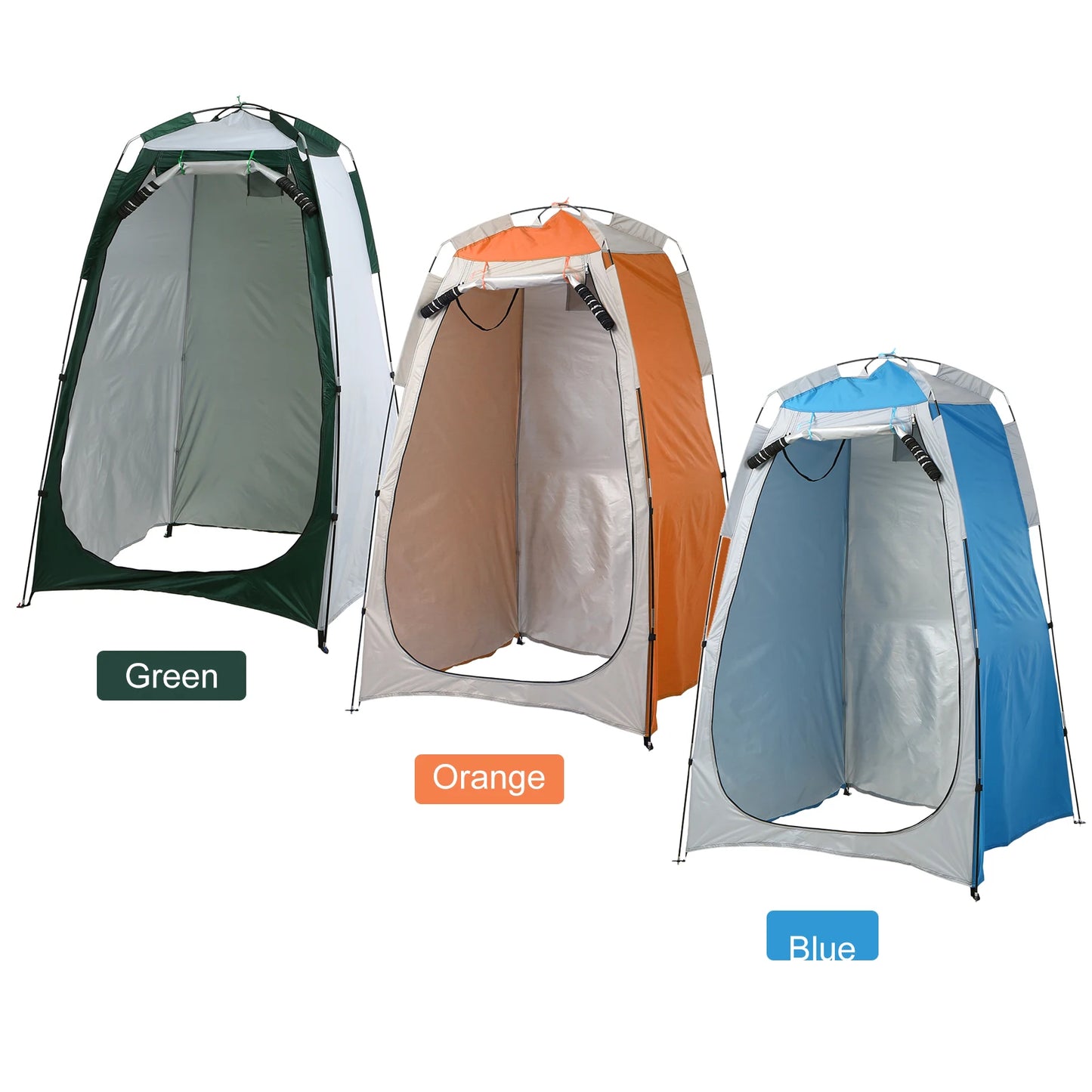 Portable Beach Shower Toilet Changing Tent – Privacy Shelter with Window, Sun & Rain Protection for Outdoor Camping Bathroom