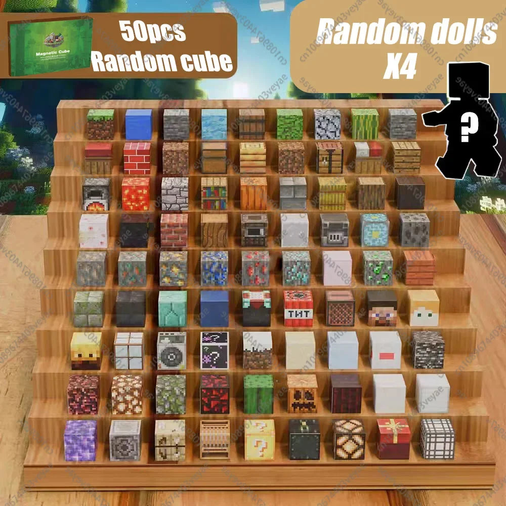 Magnetic Building Blocks Cube Set – STEM DIY Toy for Kids 3+, Boys & Girls, Sensory Model Gift