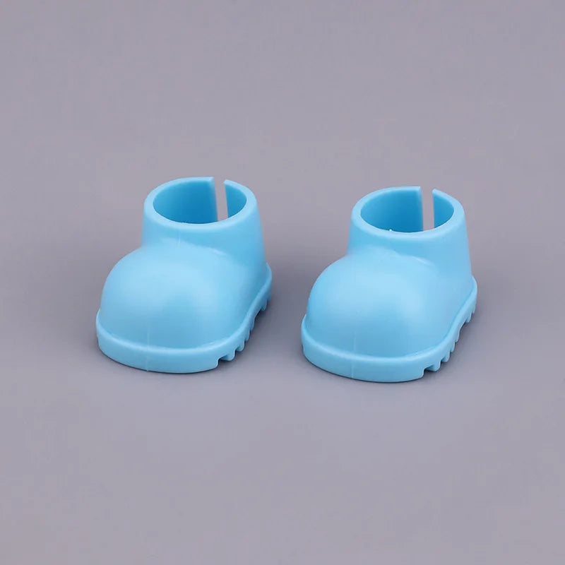 15-17cm Labubu Doll Clothes — Waterproof Raincoat & Rain Boots Outfit Set with Matching Accessories