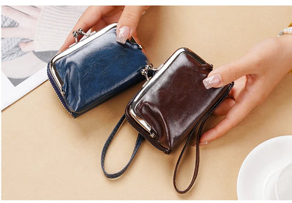 Lonny 4-Inch Zip-Up Card Holder – Women’s Buckle Coin Purse Clutch, Cross-Border Supply