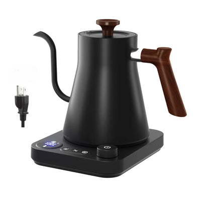 1200W Electric Gooseneck Kettle - Intelligent Constant Temperature Control Coffee & Tea Pot, Portable Hand Brewed Kettle