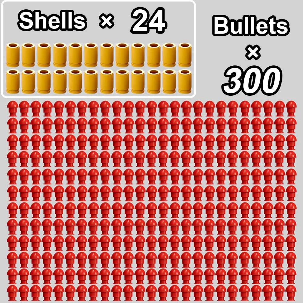 Soft EVA Foam Dart Bullets for Toy Guns – Compatible with M1911, G17, M92 & USP Pistol Shooting Game Accessories, Safe Foam Ammo Refill Kit