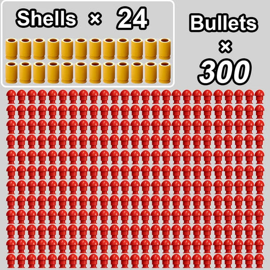 Soft EVA Foam Dart Bullets for Toy Guns – Compatible with M1911, G17, M92 & USP Pistol Shooting Game Accessories, Safe Foam Ammo Refill Kit