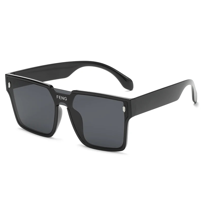 Luxury Vintage Square Sunglasses – Fashion Designer UV400 Sunshade Eyewear for Women & Men
