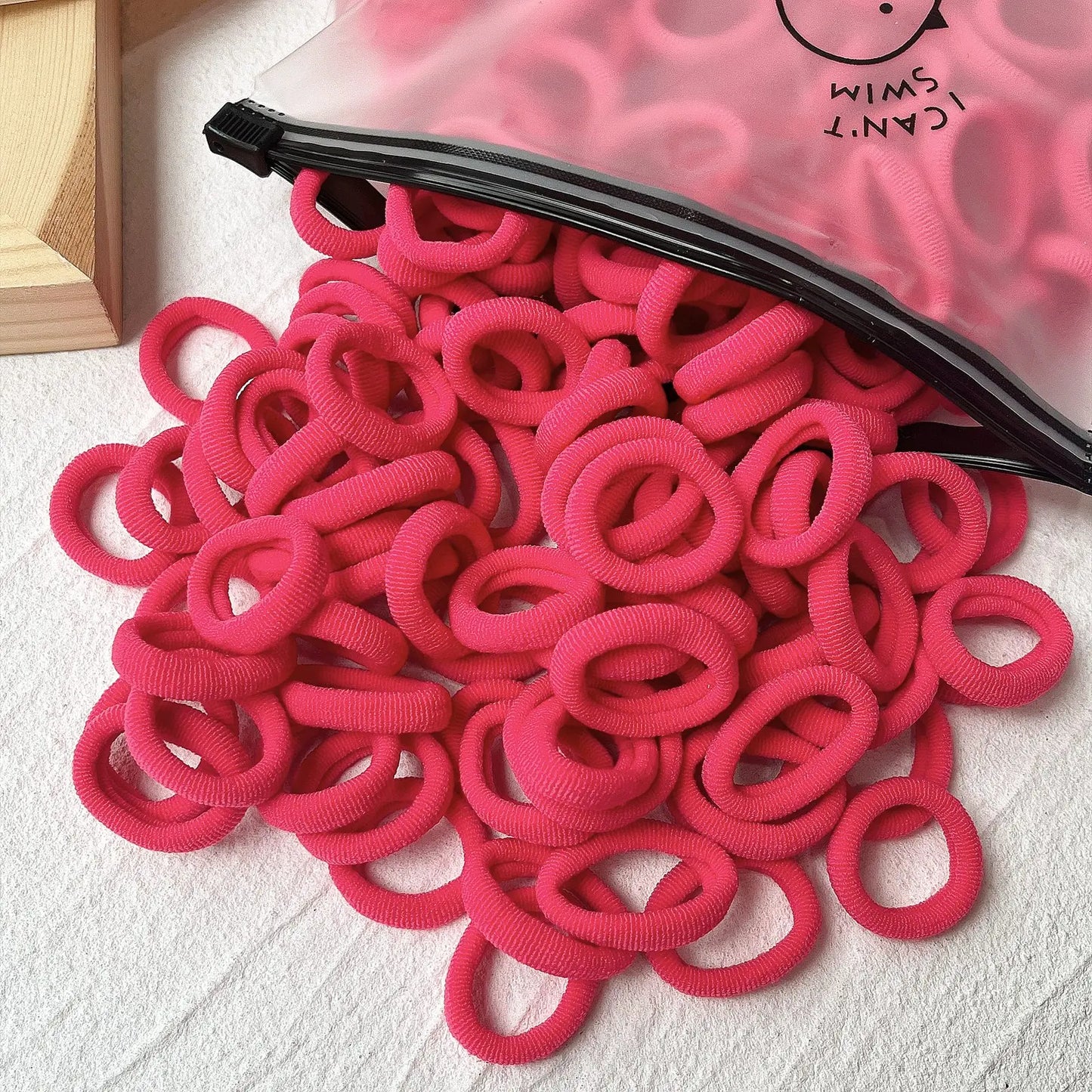 20/50PCS Kids Elastic Hair Bands – Girls Sweets Scrunchie Rubber Bands for Children Hair Ties & Headbands