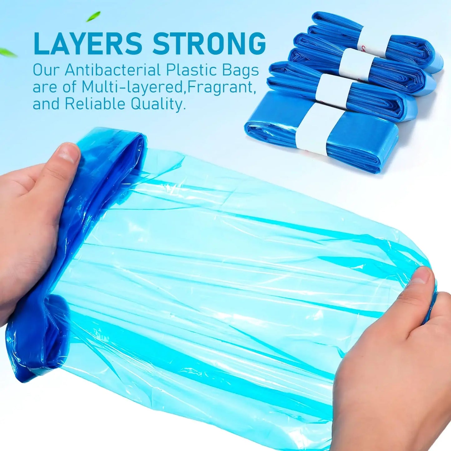 1/5/10PCS Purple Diaper Pail Refills Bags – Compatible with Angelcare, Sangenic, Tommee Tippee, Twist&Click, Genie & Munchkin