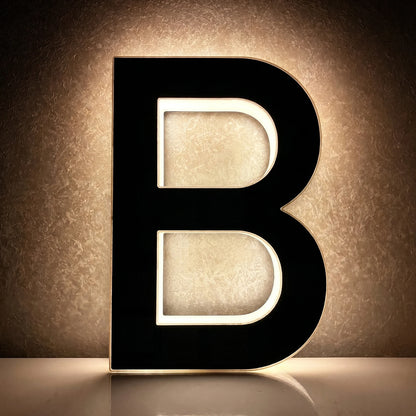 Solar LED House Number Light - Waterproof Light-Up Address Sign for Outdoor Home Decor