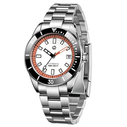Men’s Automatic Mechanical Watch – Super Luminous Bezel, Japan NH35 Movement, 150M Waterproof Diving Watch