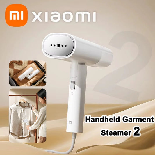 Original XIAOMI MIJIA Handheld Garment Steamer - Electric Steam Cleaner for Clothes, Mite Removal & Home Use