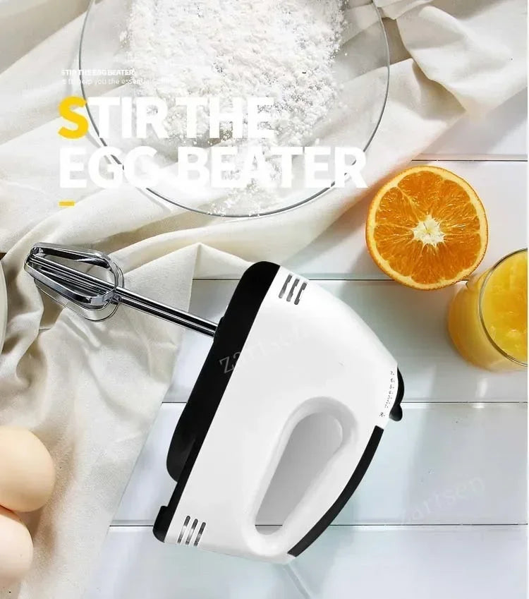 7-Speed Mini Electric Handheld Mixer – Multifunctional Blender & Egg Beater for Baking, Cream & Dough