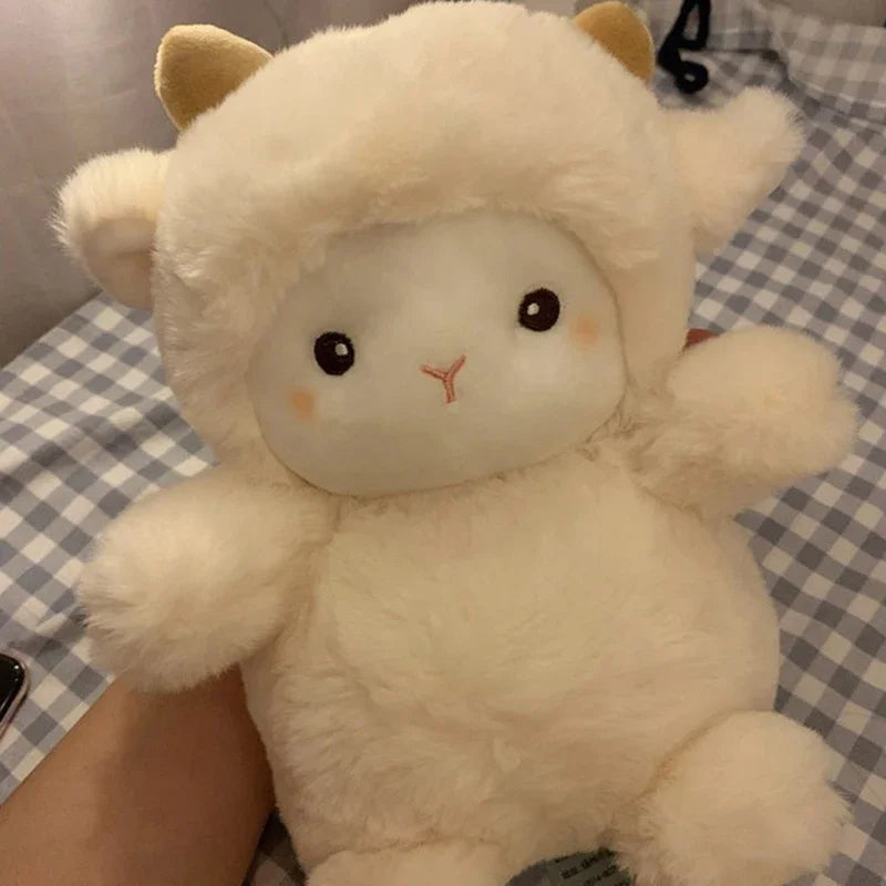 25cm Cute Sheep Plush Toy - Kawaii Soft Animal Doll Pillow for Birthday, Wedding & Party Gifts