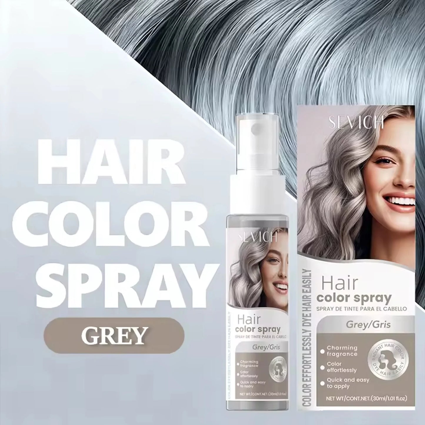 Temporary Hair Color Spray - Washable Instant Hair Dye for Multi-Color DIY Styling, Parties & Salon Looks