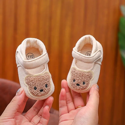 Cute Bear Baby Sandals - Soft Sole First-Step Shoes for Infants & Toddlers 0–18 Months