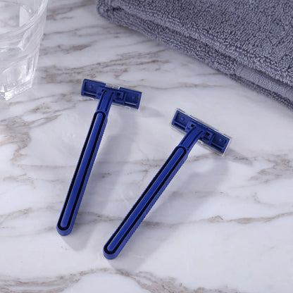 Disposable Whisker Shaver Set – 300+10PCS Stainless Steel 2-Layer Blade Razors for Men & Women