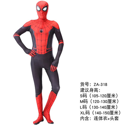 Men's Amazing Spiderman Cosplay Costume – Miles Morales Superhero Zentai Bodysuit Jumpsuit for Boys, Girls, Halloween & Christmas