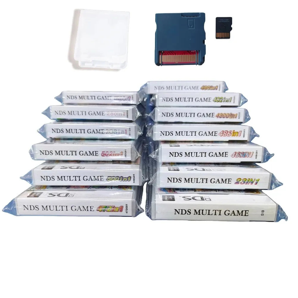 4300-in-1 Multi Game R4 Cartridge Card – High Capacity Video Game Compilation for DS, NDS, 3DS & NDSL Handheld Console Player Card
