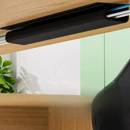 40cm Self-Adhesive Cable Organizer Raceway – Cable Management Strip for Home & Office Wire Concealment & Desk Organization Solution