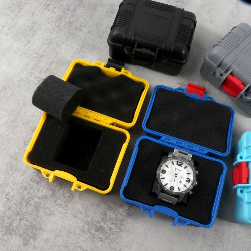1-Slot Watch Storage Case — Waterproof ABS Protective Watch Box Organizer