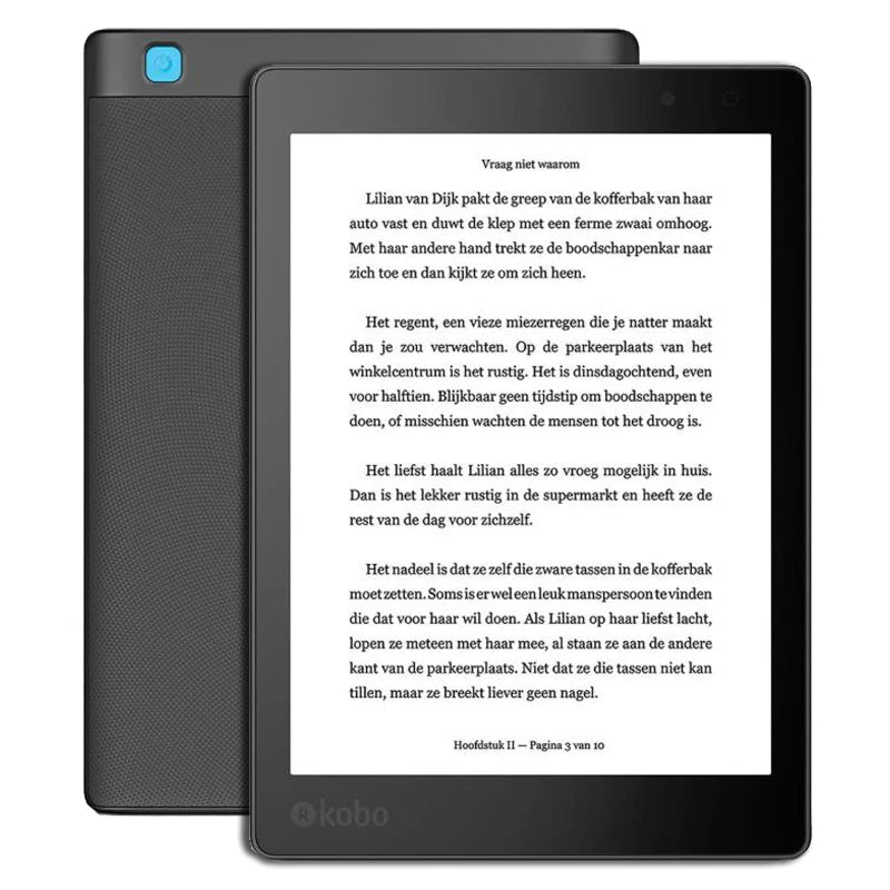 KOBO Aura One 7.8" E-Reader | 300PPI HD Carta E-Ink, IPX8 Waterproof, 8GB WIFI, Two-Color Light
