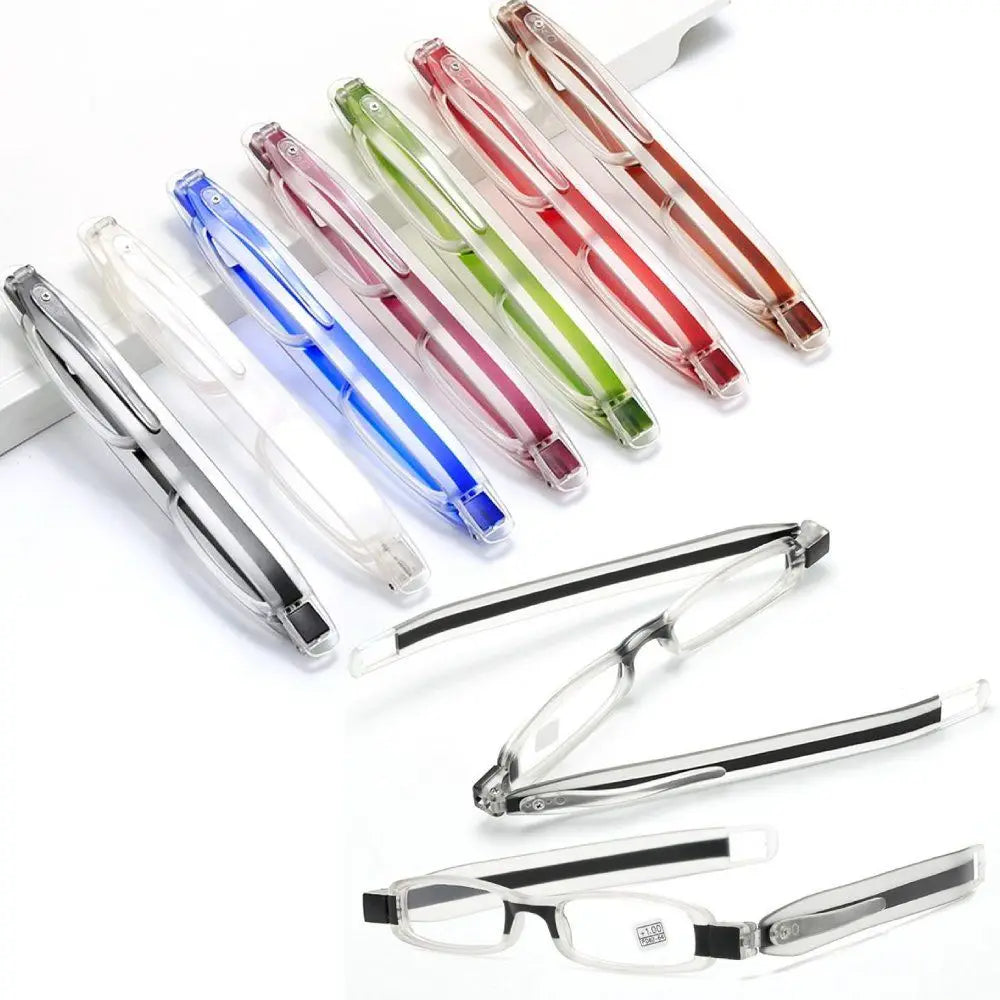 Folding Ultra-Light Resin Reading Glasses for Men and Women – 360 Degree Rotation Fashion Eyeglasses for Office & Computer Use | Presbyopia Glasses