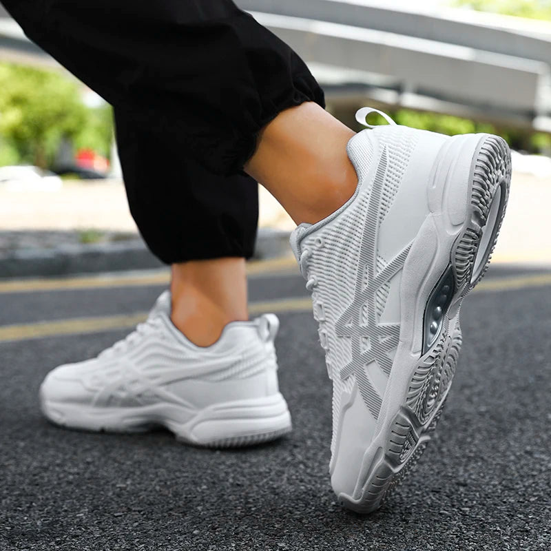 Unisex Indoor Court Sports Shoes - Non-Slip Breathable Sneakers for Badminton, Table Tennis, Volleyball & Handball