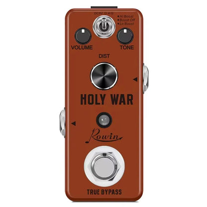 Rowin Guitar Effects Pedal – Noise Gate, Delay, Chorus, Vibrato, Phaser, Flanger, Booster, EQ, Fuzz, Metal, Distortion, and Blues Drive
