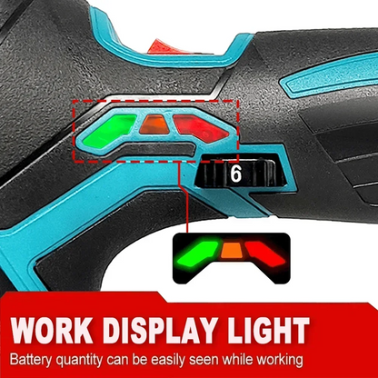 150mm Cordless Car Polisher 5000RPM – 6-Speed Rechargeable Electric Rotary Polishing Machine for Makita 18V Battery (Tool Only, No Battery)