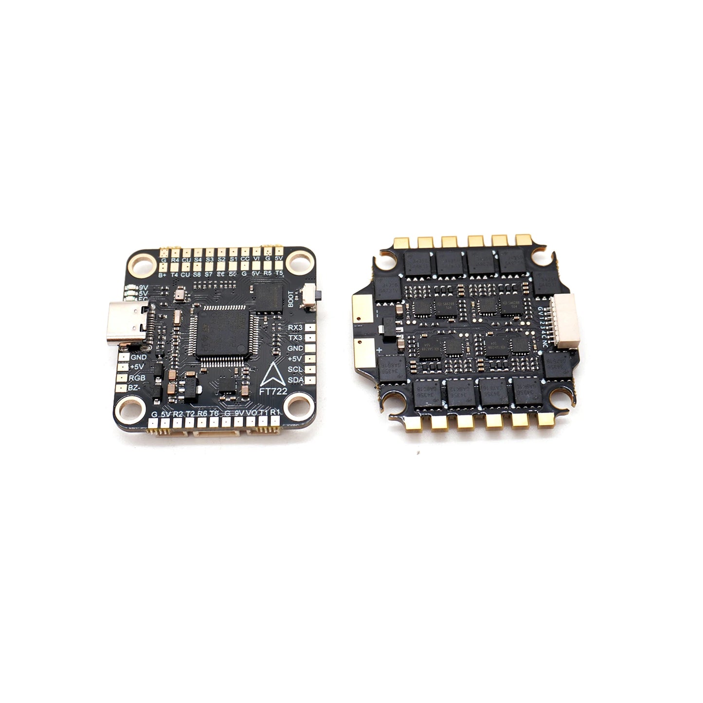 F405 V3 & F722 Flight Controller Stack — BLS 4-in-1 60A/80A ESC 2-6S LiPo for FPV Racing Drone Quadcopter